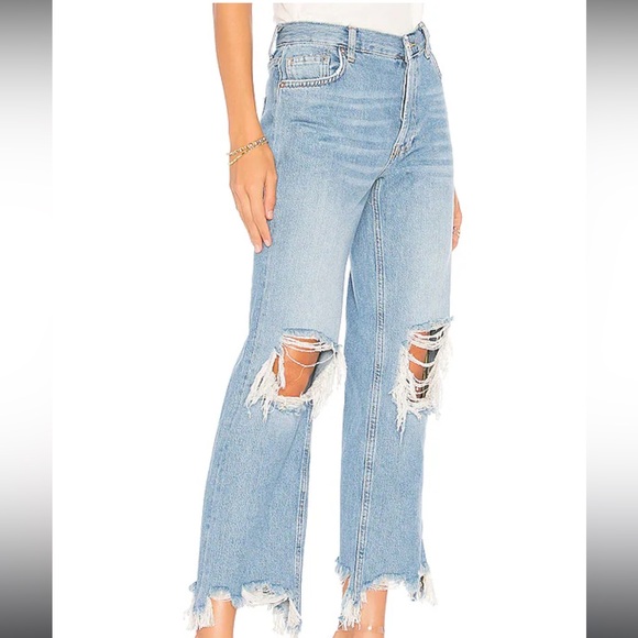 We The Free Maggie Straight Jean in Light Stone
Free People - Picture 3 of 11